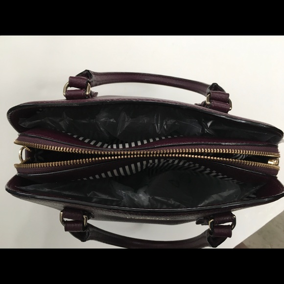 ❤️ Burgundy KATE SPADE Handbag satchel - Picture 4 of 13